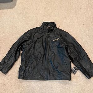 Guinness Leather Jacket (size xxxl)